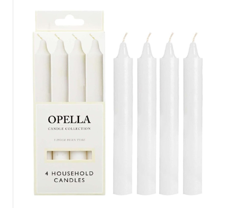 4PK Household Candles
