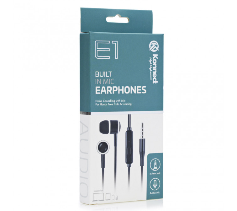 Earphone with Jack Plug Wholesale (Noise Cancelling with Mic)