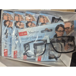 +3.00 Reading Glasses (Black,Unisex)