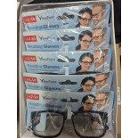 +3.00 Reading Glasses (Black,Unisex)