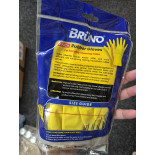 2 Pairs Yellow Household Rubber Gloves - LARGE SIZE