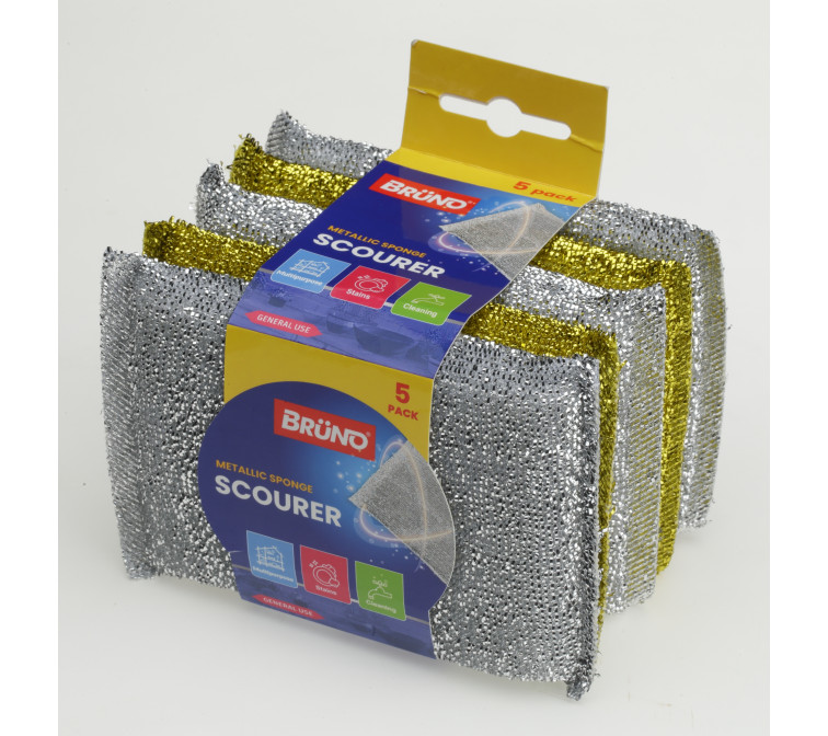 Scourers 4pk Square Metallic Net