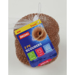 Brund Round Silver Scourers in Net (Pack of 4) Wholesale