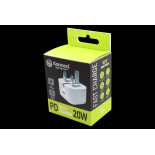 iPHONE + USB Wall Charger Plug 20W