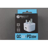 iPHONE + USB Wall Charger Plug 20W