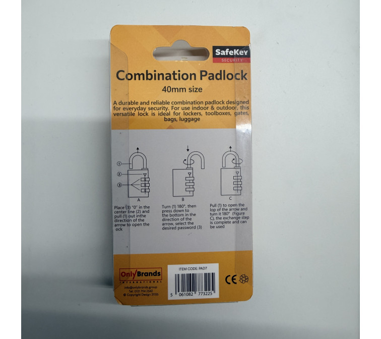 combination padlock heavy