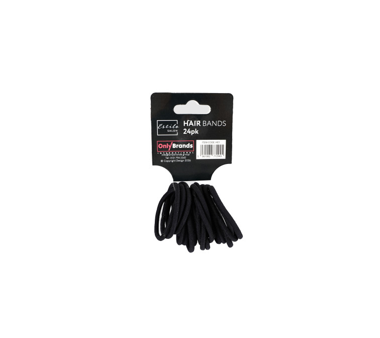 HAIR ELASTICS BLACK