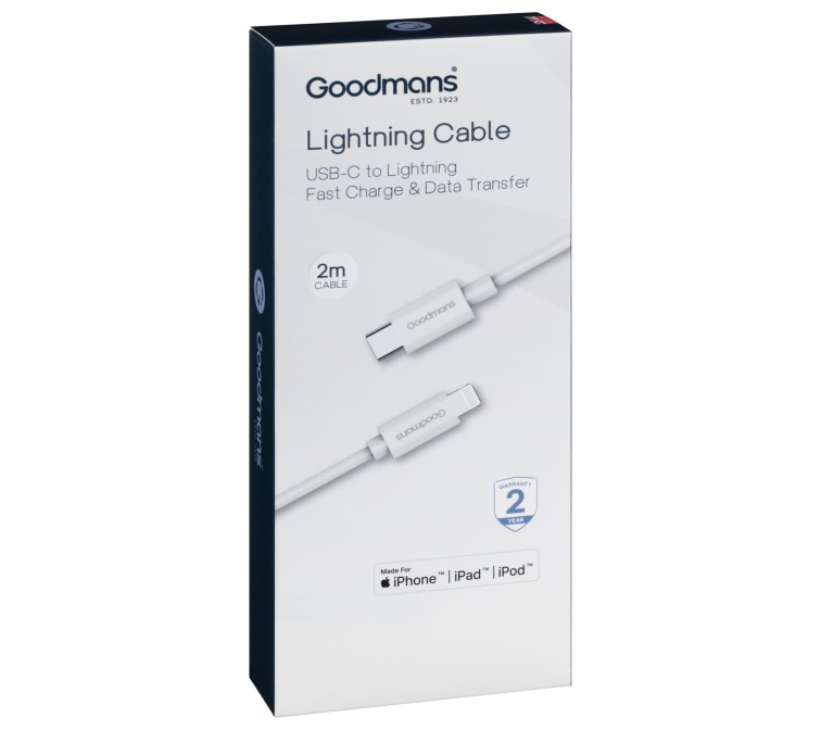 2M Fast Charging Cable For iPhone Wholesale (USB Type C to Lightning Cable)