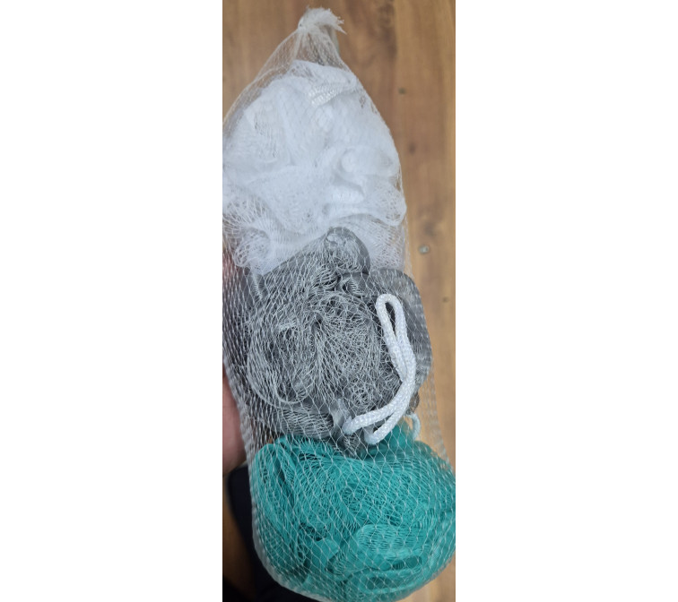 3pk bathroom sponges